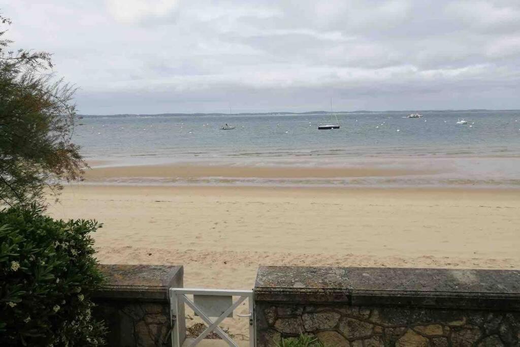 Appart Sur La Plage Pied Dans L Eau Avec Terrasse Jardin Vue Sur Le Bassin Depuis La Terrasse , Parking Arcachon Dış mekan fotoğraf