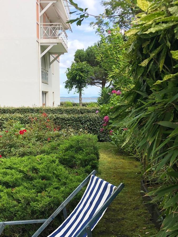 Appart Sur La Plage Pied Dans L Eau Avec Terrasse Jardin Vue Sur Le Bassin Depuis La Terrasse , Parking Arcachon Dış mekan fotoğraf