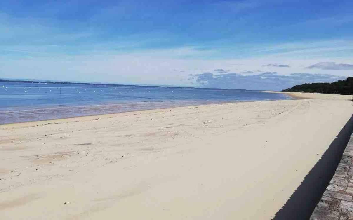 Appart Sur La Plage Pied Dans L Eau Avec Terrasse Jardin Vue Sur Le Bassin Depuis La Terrasse , Parking Arcachon Dış mekan fotoğraf